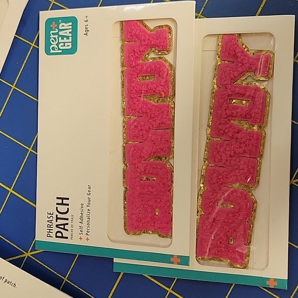 Colorful Letter Phrase 19 Patches YEEHAE HOWDY LOVE GLAM FJHS NEW - Picture 3 of 8